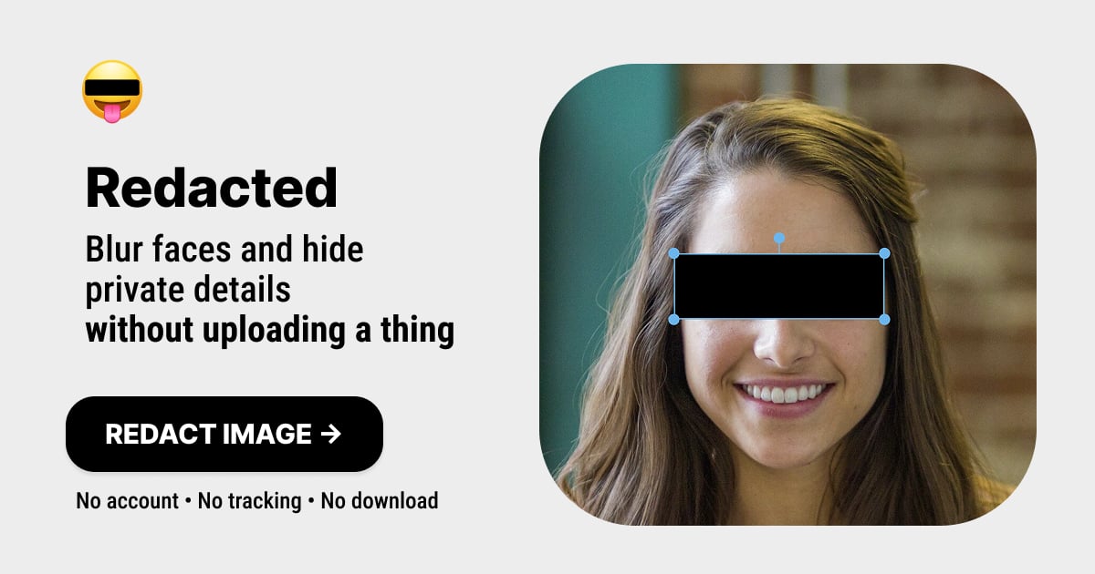 Redeacted Box Redacted guides — how to redact, blur, or censor an image